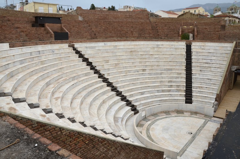 The restored Roman Odeon of Patra