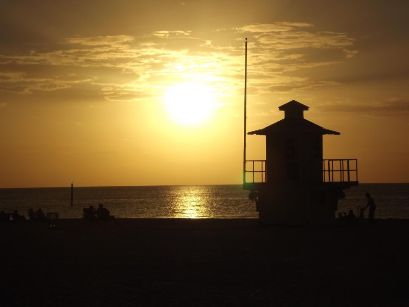 Sunset at Clearwater Beach.
