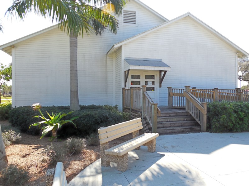 Fort Myers Black History Society Museum entrance view.