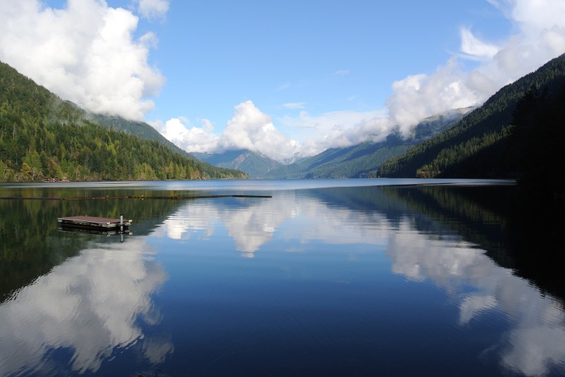 Lake Crescent in spring