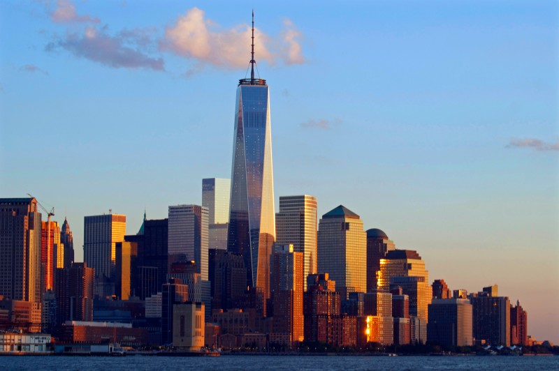 Lower Manhattan skyline