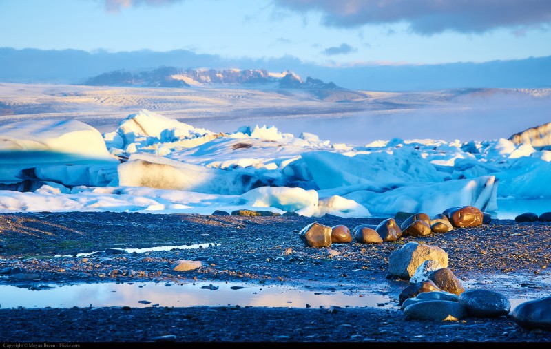 Early morning over Jökulsárlón