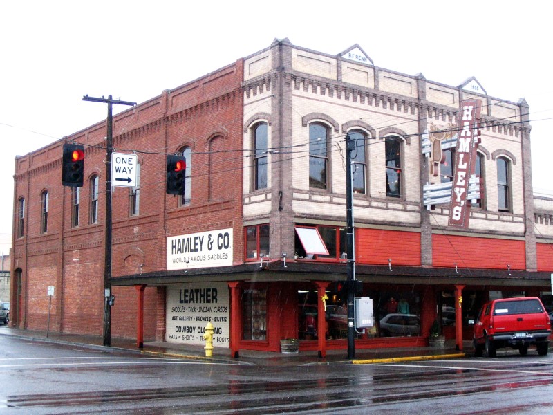 The Hamley Building is one of the many historic buildings in Pendleton