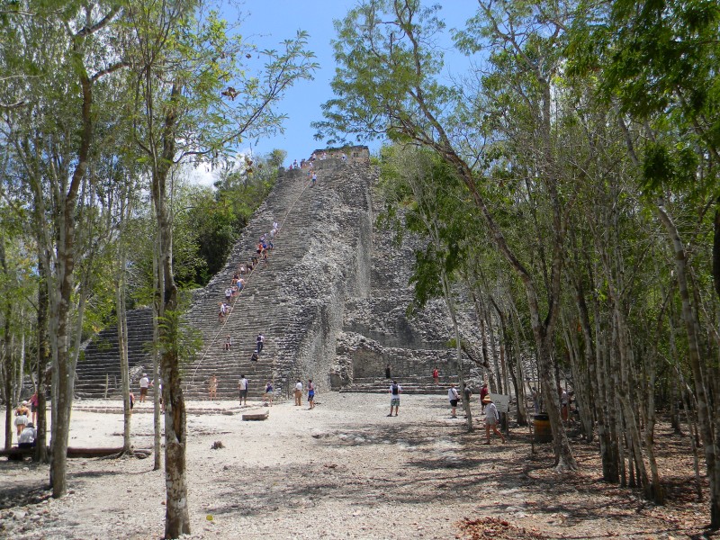 Nohuch Mul pyramid at Coba.