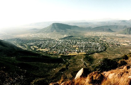 Graaff-Reinet seen from above.