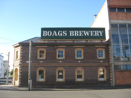 Boag's brewery in downtown Launceston