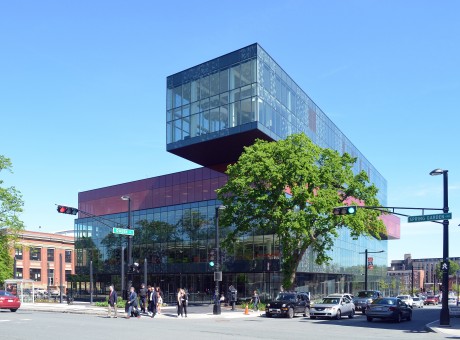 The new Halifax Central Library. The rooftop is open to the public and offers spectacular views of the harbour and the hill.